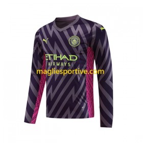 Completo Calcio Manchester City Portiere Divisa Trasferta 2023-2024 ML